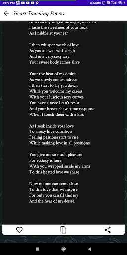 Poems For All Occasions Screen 3