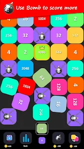Aim to Merge : Number Puzzle