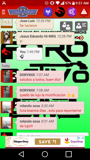 Android application ForoActivo PMS Radio screenshort