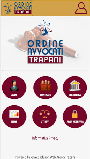 Android application Ordine degli Avvocati Trapani screenshort