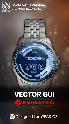 Vector GUI Watch Faceのおすすめ画像1