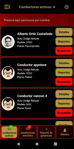 Android application Admin OMD31 screenshort