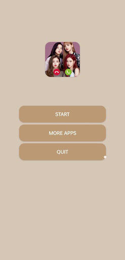 Android application BlackPink Fake Video Call screenshort