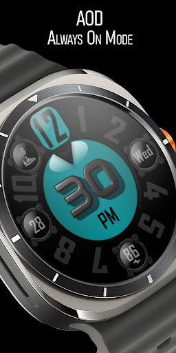 [SSP] - Bold Analog Watch Face Screenshot