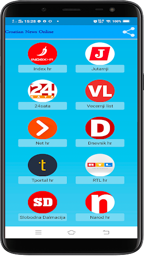 Android application Croatian News All screenshort