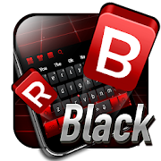 Black Red Keyboard  Icon