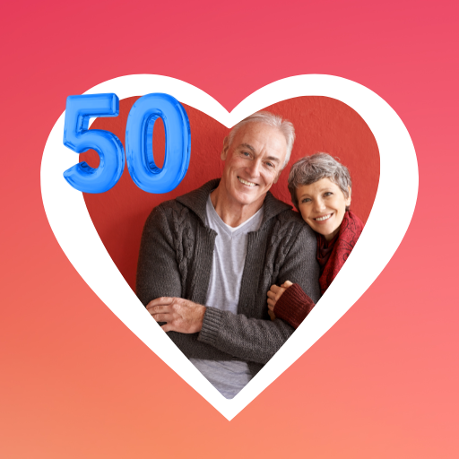 citas mayores de 50 - Chat 50 Header - AppWisp.com