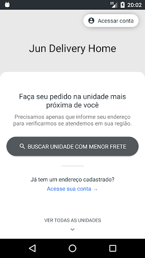 Android application Jun Delivery screenshort