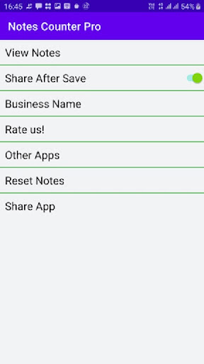 Notes Counter Screen 2