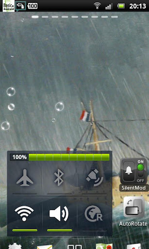 Android application thunderstorm cruise ship lwp screenshort
