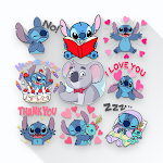 Cover Image of Download Stickers WA Koala Stitch For W  APK