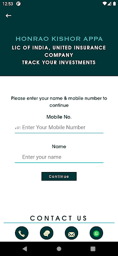 Android application Honrao Investments screenshort