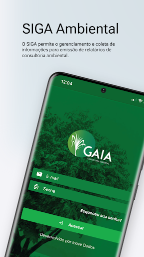 Android application SIGA Ambiental screenshort