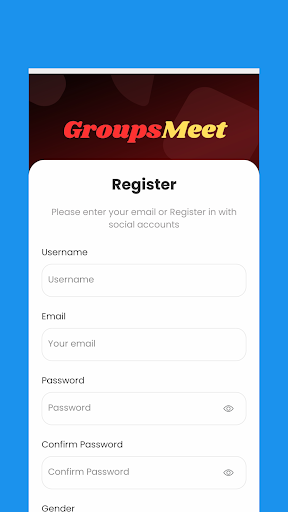 GroupsMeet Screen 2
