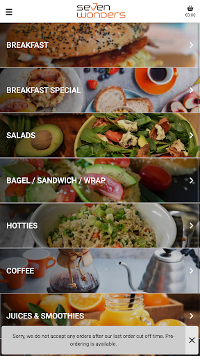 Android application Seven Wonders screenshort