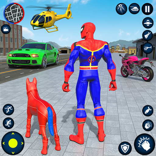 Spider Rope Hero City Battle logo