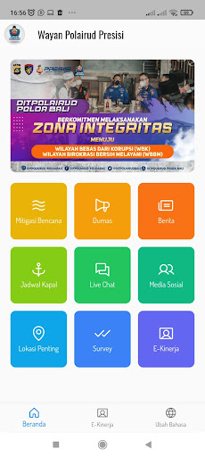 Android application Wayan Polairud Presisi screenshort