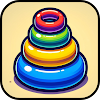 Ring Stack Sorting Size icon