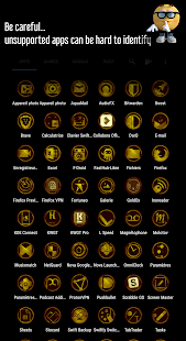 GoldOx - The Golden Icon Pack Screenshot