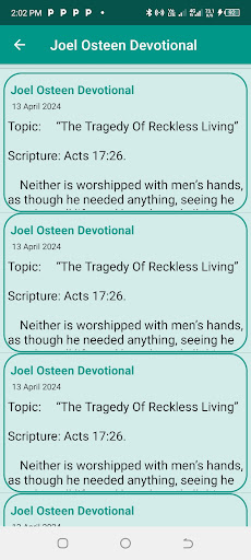 Joel Osteen Daily Devotion
