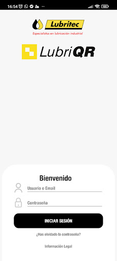Android application LubriQR screenshort