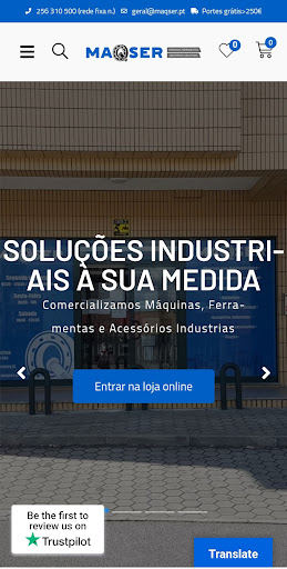 Android application Maqser - Máquinas e Serviços screenshort