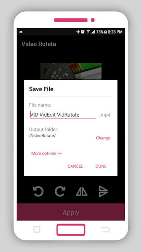 Screenshot of Smart Video Rotate and Flip