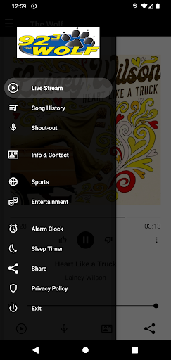 The Wolf 92.3 Screen 3