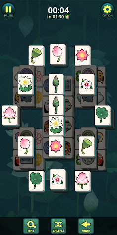 Mahjong Lotus Solitaire - Screenshot 2