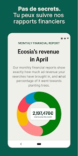 Ecosia: Le navigateur écolo Capture d'écran