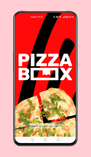 Android application Pizza Box - доставка еды screenshort