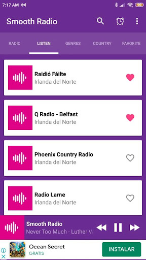 Smooth Radio UK Screen 2