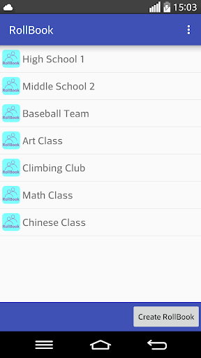 Roll Book Screenshot 1 - AppWisp.com