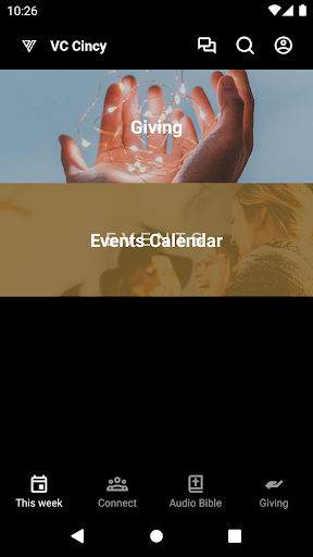 Android application Victorious Church Cincinnati screenshort
