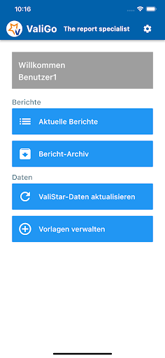 ValiGo Screen 2