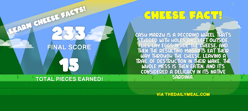 Cheese Roll Screen 2