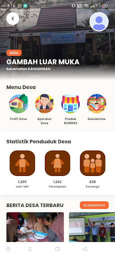 Desa Digital HSS Screen 2