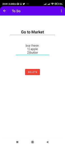 To Do Screen 3