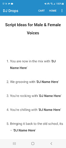 Android application DJ Drops screenshort