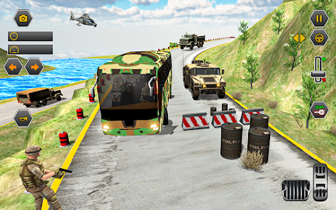 Army bus driving games 3d  screenshots 16