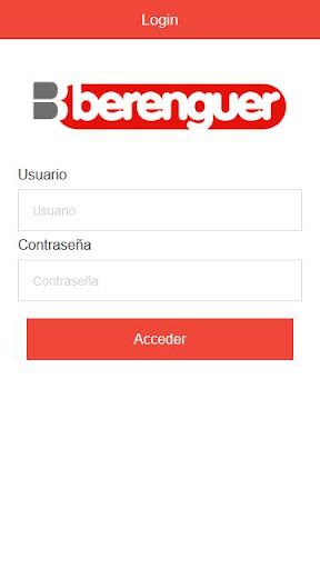 Android application Tienda Berenguer - Repartos screenshort