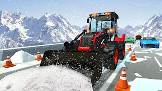 Heavy Snow Excavator Sim 3D - Screenshot 1