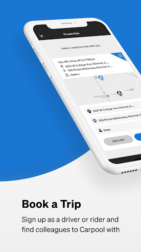 Android application Normal Carpools screenshort