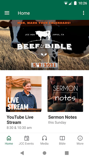 Android application Jamul Community Church screenshort