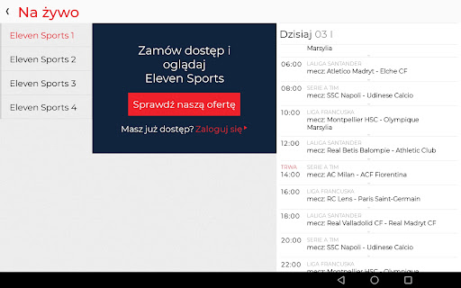 Eleven Sports PL screenshot 4
