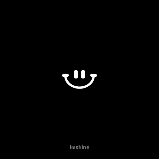 [Imshine] Simple black smile logo