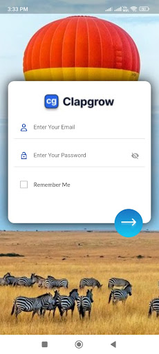 Android application ClapGrow screenshort