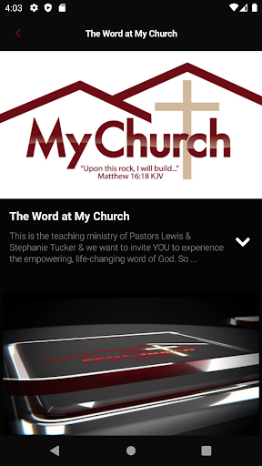 My Church On The Go Screen 2