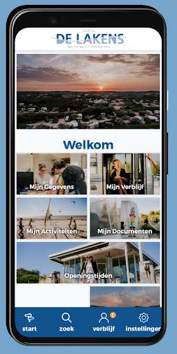 Android application Camping de Lakens App screenshort