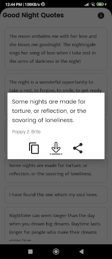 Good Night Quotes and Sayings Screen 2